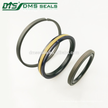 Excavator PTFE hydraulic cylinder rod and piston seal